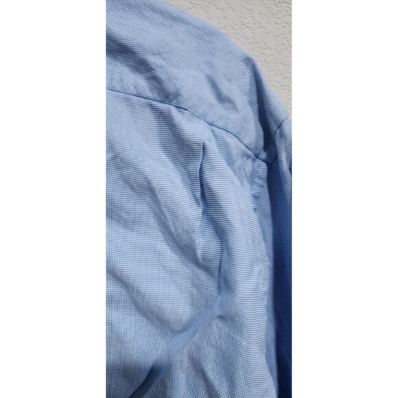 J CREW MEN'S XLARGE SKY BLUE/WHITE  LONG SLEEVE SHIRT 100% COTTON - Picture 10 of 14